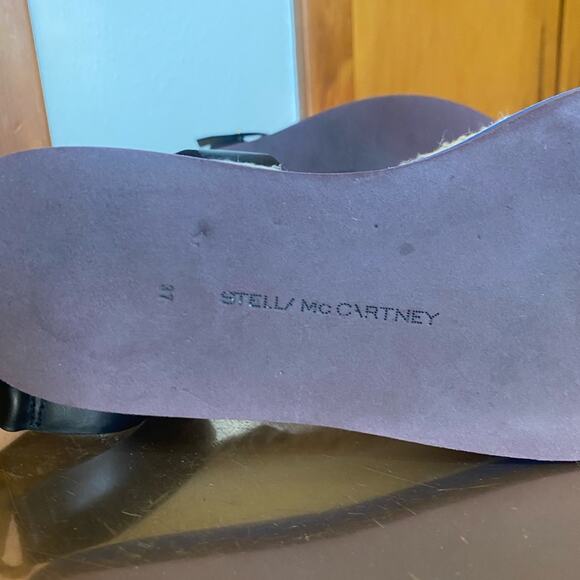 Stella McCartney Black White Tan Blue Espadrilles Ankle Strap  6.5 - Picture 12 of 16